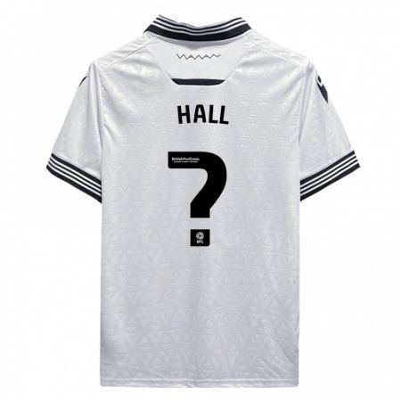 Kandiny Bambino Maglia Jack Hall #0 Bianco Kit Gara Away 2023/24 Maglietta