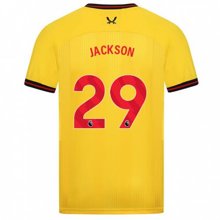 Kandiny Kinderen Fallon Olivia Connolly-Jackson #29 Geel Uitshirt Uittenue 2023/24 T-Shirt België