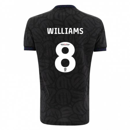 Kandiny Kinder Joe Williams #8 Schwarz Auswärtstrikot Trikot 2023/24 T-Shirt Österreich