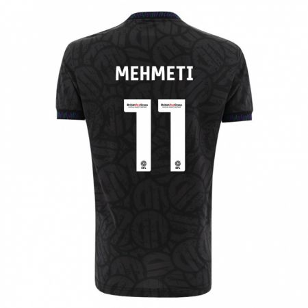 Kandiny Bambino Maglia Anis Mehmeti #11 Nero Kit Gara Away 2023/24 Maglietta