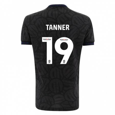 Kandiny Bambino Maglia George Tanner #19 Nero Kit Gara Away 2023/24 Maglietta