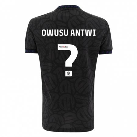 Kandiny Bambino Maglia Filbert Owusu-Antwi #0 Nero Kit Gara Away 2023/24 Maglietta