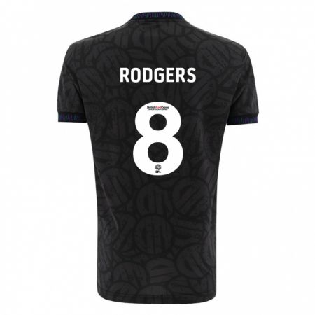 Kandiny Bambino Maglia Amy Rodgers #8 Nero Kit Gara Away 2023/24 Maglietta