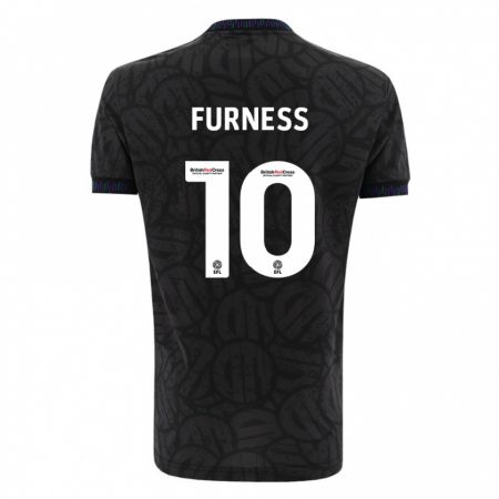 Kandiny Bambino Maglia Rachel Furness #10 Nero Kit Gara Away 2023/24 Maglietta