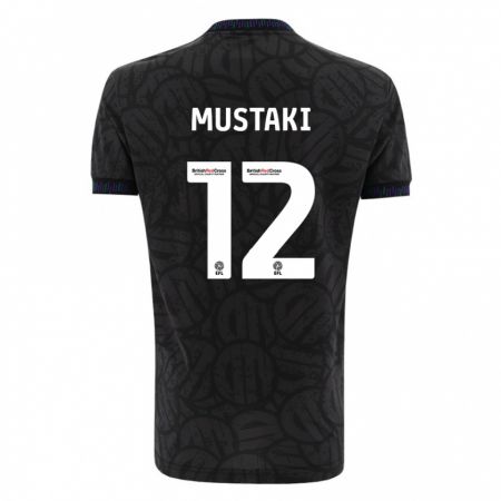 Kandiny Bambino Maglia Chloe Mustaki #12 Nero Kit Gara Away 2023/24 Maglietta