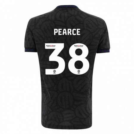 Kandiny Bambino Maglia Manon Pearce #38 Nero Kit Gara Away 2023/24 Maglietta