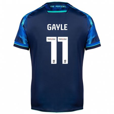 Kandiny Bambino Maglia Dwight Gayle #11 Marina Militare Kit Gara Away 2023/24 Maglietta