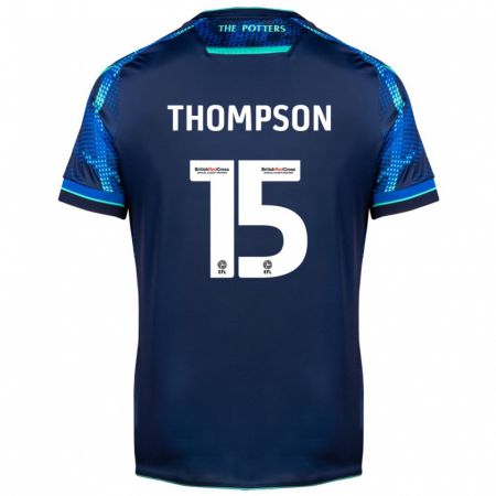 Kandiny Kinder Jordan Thompson #15 Marine Auswärtstrikot Trikot 2023/24 T-Shirt Österreich