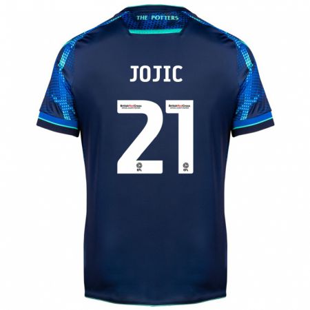 Kandiny Kinderen Nikola Jojic #21 Marine Uitshirt Uittenue 2023/24 T-Shirt België