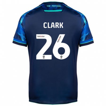 Kandiny Kinderen Ciaran Clark #26 Marine Uitshirt Uittenue 2023/24 T-Shirt België