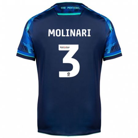 Kandiny Bambino Maglia Lucia Molinari #3 Marina Militare Kit Gara Away 2023/24 Maglietta