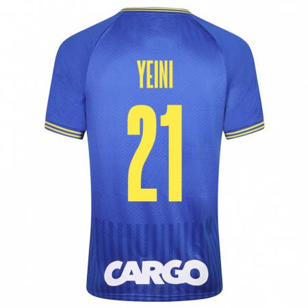 Kandiny Kinder Sheran Yeini #21 Blau Auswärtstrikot Trikot 2023/24 T-Shirt Österreich