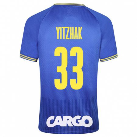 Kandiny Bambino Maglia Or Yitzhak #33 Blu Kit Gara Away 2023/24 Maglietta