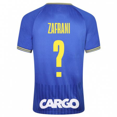 Kandiny Bambino Maglia Itay Zafrani #0 Blu Kit Gara Away 2023/24 Maglietta