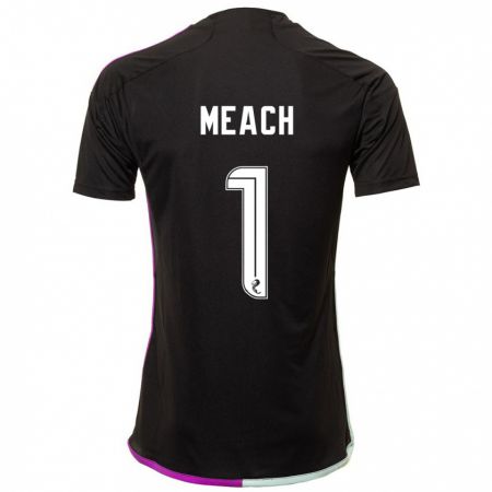 Kandiny Bambino Maglia Aaliyah-Jay Meach #1 Nero Kit Gara Away 2023/24 Maglietta