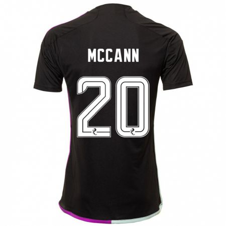 Kandiny Kinder Annalisa Mccann #20 Schwarz Auswärtstrikot Trikot 2023/24 T-Shirt Österreich