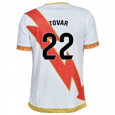 Kandiny Hombre Camiseta Andrea Fernanda Tovar #22 Blanco 1ª Equipación 2023/24 La Camisa