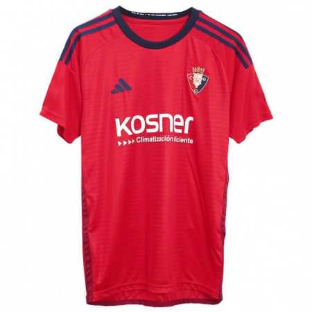 Kandiny Uomo Maglia Bruno Pérez #0 Rosso Kit Gara Home 2023/24 Maglietta