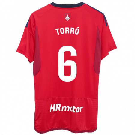 Kandiny Hombre Camiseta Lucas Torró #6 Rojo 1ª Equipación 2023/24 La Camisa México