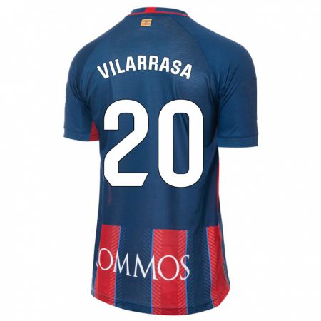 Kandiny Hombre Camiseta Ignasi Vilarrasa #20 Armada 1ª Equipación 2023/24 La Camisa