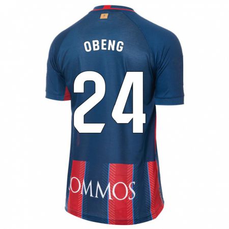 Kandiny Heren Samuel Obeng #24 Marine Thuisshirt Thuistenue 2023/24 T-Shirt België