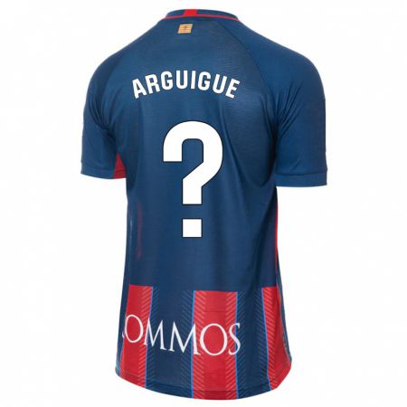 Kandiny Hombre Camiseta Ayman Arguigue #0 Armada 1ª Equipación 2023/24 La Camisa