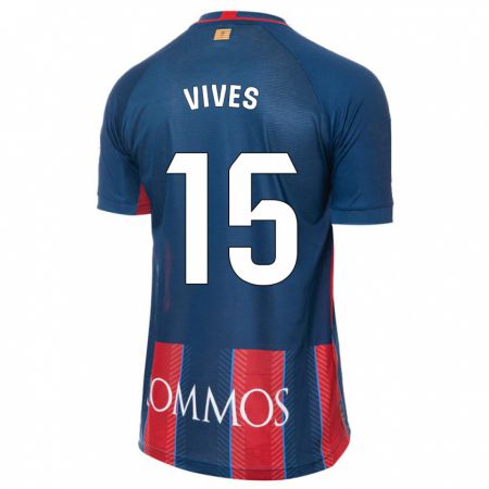 Kandiny Hombre Camiseta Helena Vives #15 Armada 1ª Equipación 2023/24 La Camisa