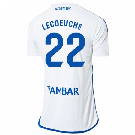 Kandiny Uomo Maglia Quentin Lecoeuche #22 Bianco Kit Gara Home 2023/24 Maglietta