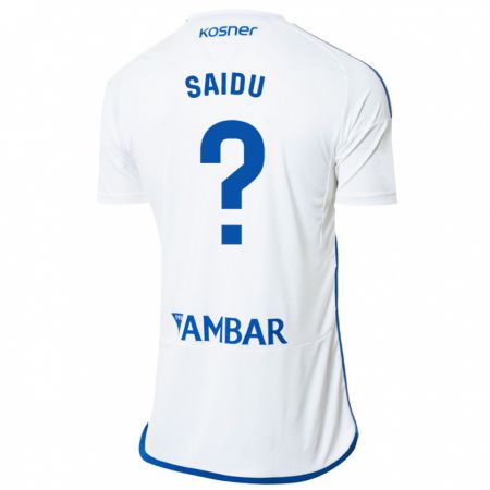 Kandiny Hombre Camiseta Yussif Saidu #0 Blanco 1ª Equipación 2023/24 La Camisa México