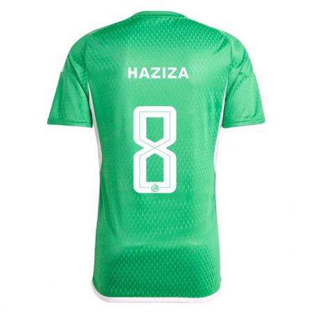 Kandiny Hombre Camiseta Dolev Haziza #8 Blanco Azul 1ª Equipación 2023/24 La Camisa