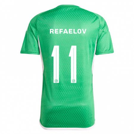 Kandiny Hombre Camiseta Lior Refaelov #11 Blanco Azul 1ª Equipación 2023/24 La Camisa