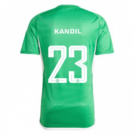 Kandiny Uomo Maglia Maor Kandil #23 Bianco Blu Kit Gara Home 2023/24 Maglietta