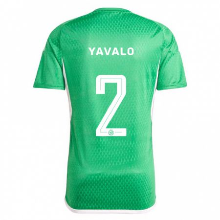 Kandiny Hombre Camiseta Gatachao Yavalo #2 Blanco Azul 1ª Equipación 2023/24 La Camisa