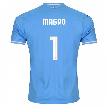 Kandiny Uomo Maglia Federico Magro #1 Blu Kit Gara Home 2023/24 Maglietta