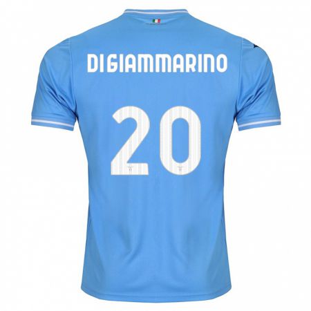 Kandiny Herren Virginia Di Giammarino #20 Blau Heimtrikot Trikot 2023/24 T-Shirt Österreich