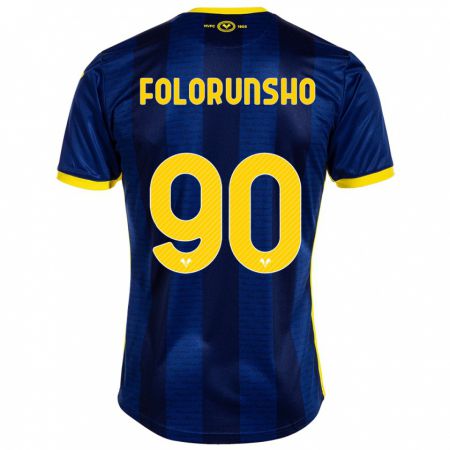 Kandiny Uomo Maglia Michael Folorunsho #90 Marina Militare Kit Gara Home 2023/24 Maglietta