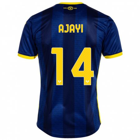 Kandiny Uomo Maglia Junior Ajayi #14 Marina Militare Kit Gara Home 2023/24 Maglietta