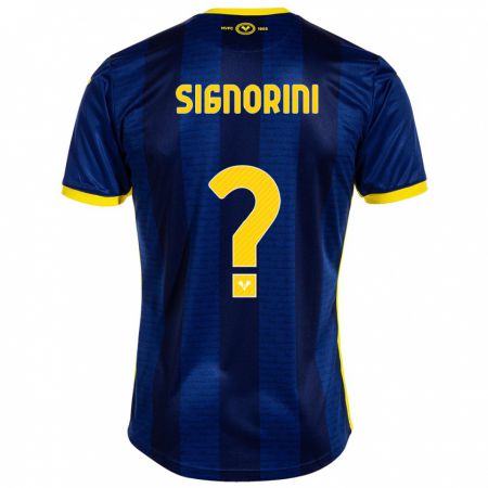 Kandiny Uomo Maglia Simone Signorini #0 Marina Militare Kit Gara Home 2023/24 Maglietta