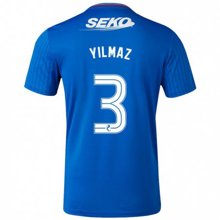 Kandiny Hombre Camiseta Rıdvan Yılmaz #3 Azul 1ª Equipación 2023/24 La Camisa