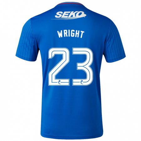 Kandiny Uomo Maglia Scott Wright #23 Blu Kit Gara Home 2023/24 Maglietta