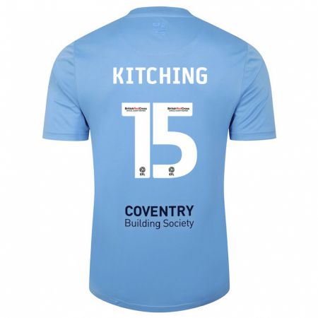 Kandiny Hombre Camiseta Liam Kitching #15 Cielo Azul 1ª Equipación 2023/24 La Camisa