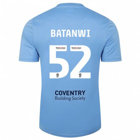 Kandiny Hombre Camiseta Tristen Batanwi #52 Cielo Azul 1ª Equipación 2023/24 La Camisa