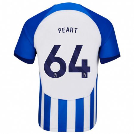 Kandiny Hombre Camiseta Brody Peart #64 Azul 1ª Equipación 2023/24 La Camisa