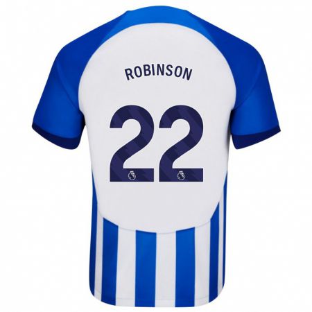 Kandiny Uomo Maglia Katie Robinson #22 Blu Kit Gara Home 2023/24 Maglietta