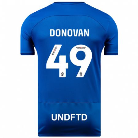 Kandiny Uomo Maglia Romelle Donovan #49 Blu Kit Gara Home 2023/24 Maglietta