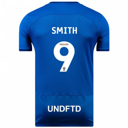 Kandiny Uomo Maglia Libby Smith #9 Blu Kit Gara Home 2023/24 Maglietta