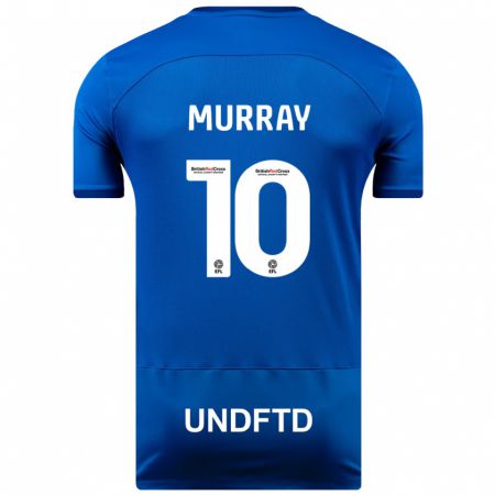 Kandiny Herren Christie Murray #10 Blau Heimtrikot Trikot 2023/24 T-Shirt Österreich