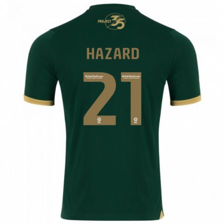 Kandiny Herren Conor Hazard #21 Grün Heimtrikot Trikot 2023/24 T-Shirt Österreich