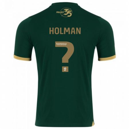 Kandiny Uomo Maglia Daniel Holman #0 Verde Kit Gara Home 2023/24 Maglietta