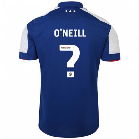 Kandiny Uomo Maglia Seth O'neill #0 Blu Kit Gara Home 2023/24 Maglietta